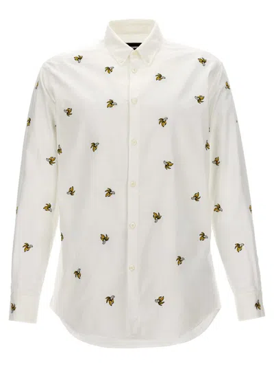 Shop Dsquared2 Fruit Embroidered Long In White
