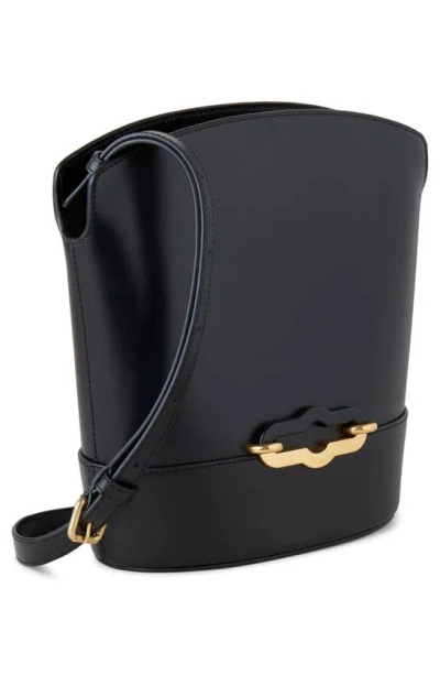 Shop Mulberry Pimlico Super Lux Calfskin Leather Bucket Bag In Black