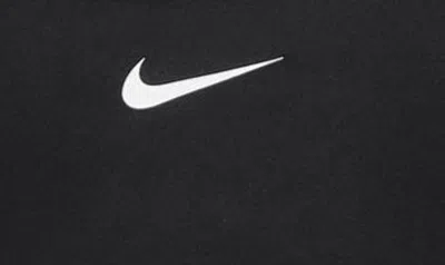 Nike Women's Swoosh Girls' Sports Bra In Black/ White