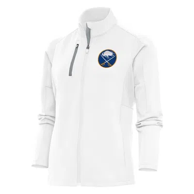 Shop Antigua White Buffalo Sabres Team Logo Generation Full-zip Jacket