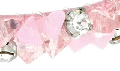 Shop L Erickson Rosebay Crystal Headband In Rose Pink