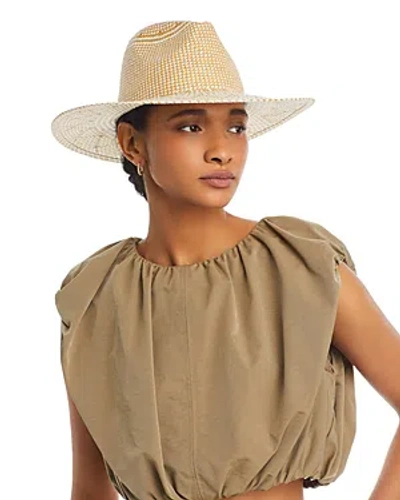 Shop Hat Attack Luxe Novelty Packable Hat In Ivory/tan