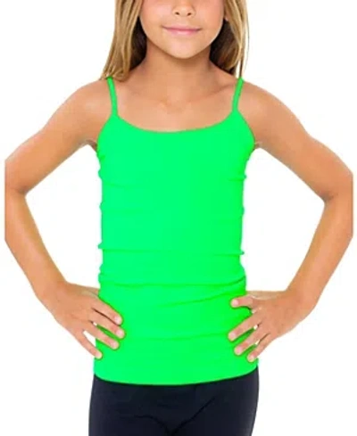 Shop Malibu Sugar Girls Solid Full Cami - Big Kid 10-14 In Neon Green