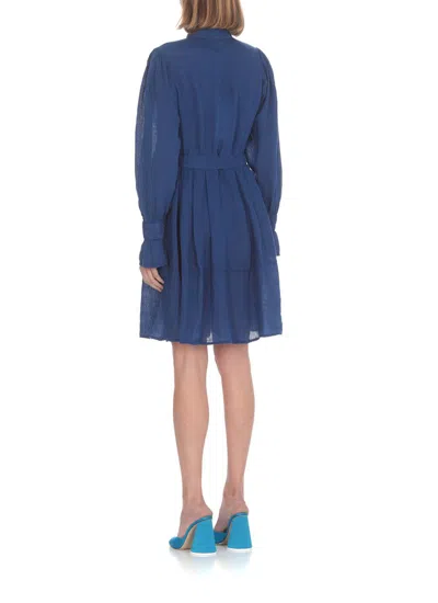 Shop 120% Lino Dresses Blue