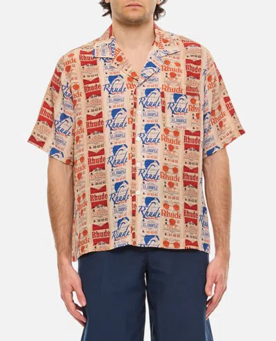 Shop Rhude Voyage De  Silk Shirt In Multicolor
