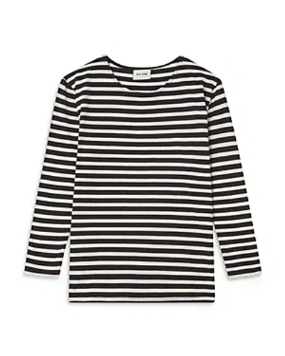 Shop Blk Dnm Striped Long Sleeve Tee In Black/white