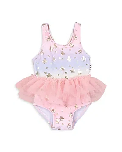 Shop Huxbaby Girls' Fairy Bunny Ballet One Piece Swimsuit - Baby, Little Kid In Rainbow