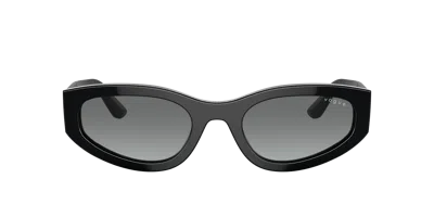 Shop Vogue Eyewear Woman Sunglasses Vo5585s In Gradient Grey