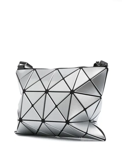 Shop Bao Bao Issey Miyake Lucent Geometric-panel Crossbody Bag In Silver