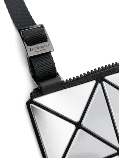 Shop Bao Bao Issey Miyake Lucent Geometric-panel Crossbody Bag In Silver