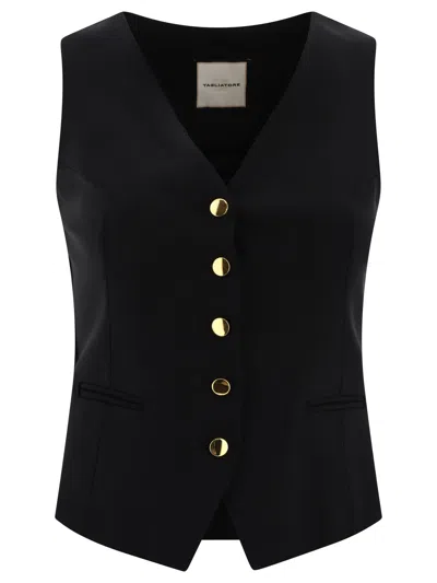 Shop Tagliatore "gaelle" Vest In Black