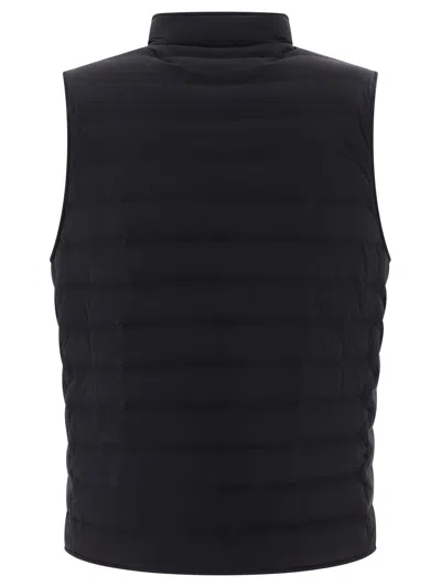 Shop Brunello Cucinelli Bonded Nylon Lightweight Down Vest In Black