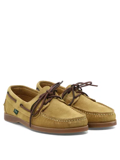 Shop Paraboot "barth" Boat Shoes In Beige