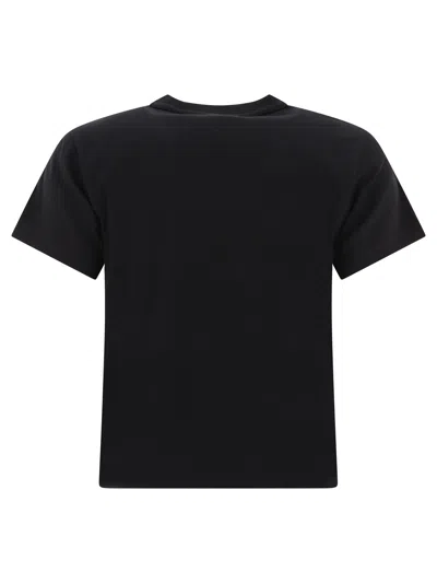 Shop Alexander Wang "puff Logo" T Shirt In Black