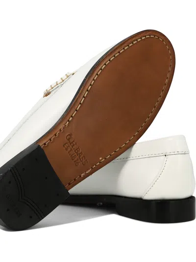 G.h. Bass & Co. Weejuns Penny Loafers & Slippers In White