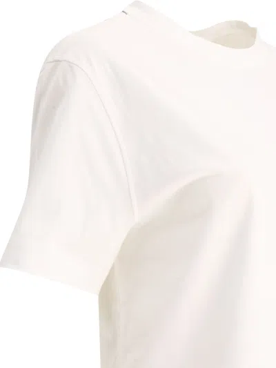 Shop Brunello Cucinelli T Shirt With Monili In 白色的