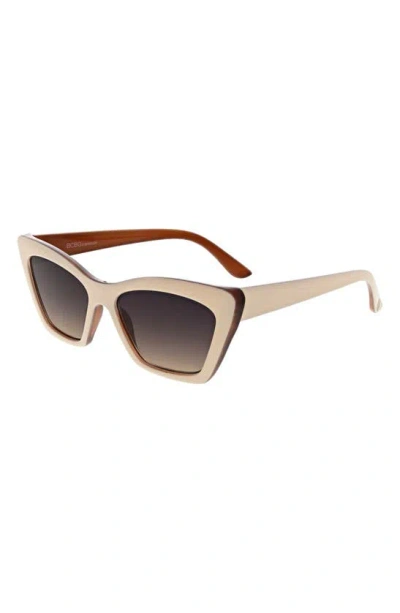 Shop Bcbg Cat Eye Sunglasses In Cream