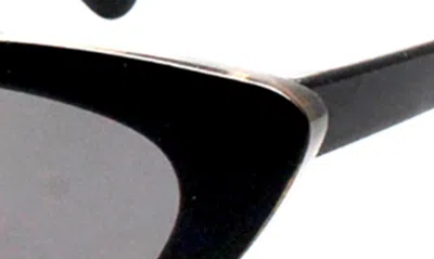 Shop Bcbg 54mm Extreme Cat Eye Sunglasses In Shiny Black