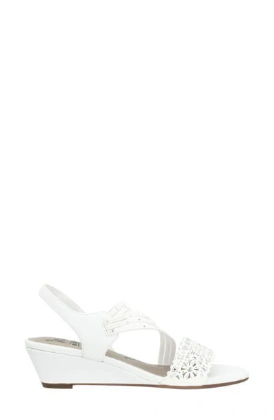 Shop Impo Gatrina Wedge Sandal In White