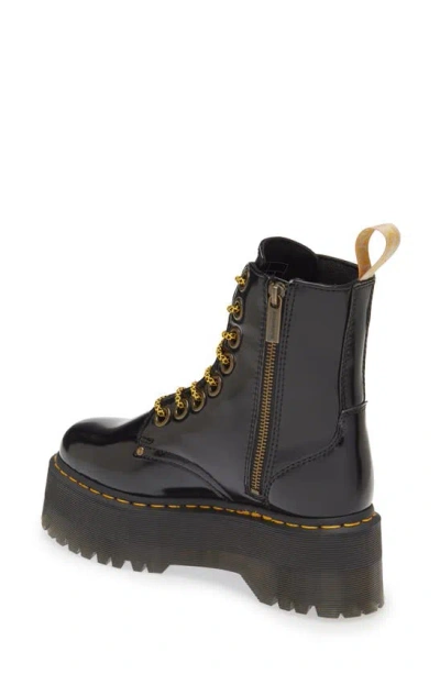 Dr. Martens' Dr. Martens Jadon Max Combat Boot In Black Oxford