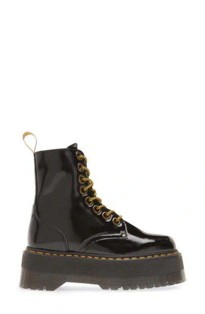 Shop Dr. Martens' Dr. Martens Jadon Max Combat Boot In Black Oxford