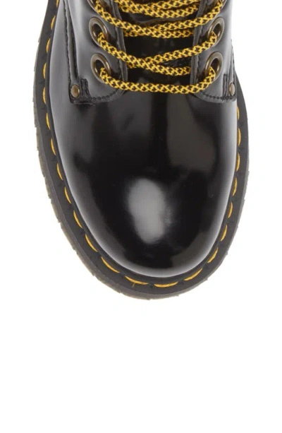 Shop Dr. Martens' Jadon Max Combat Boot In Black Oxford