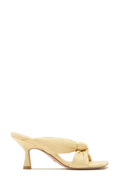 Stuart Weitzman Women's Playa Raffia Knotted Sandals In Wheat