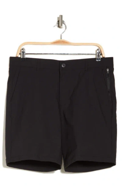 Shop Dkny Sportswear Tech Chino Shorts In Black