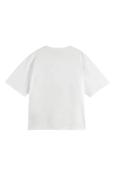 Shop Scotch & Soda Relaxed Fit Cotton Graphic T-shirt In White