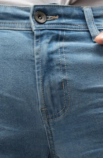 X-ray Stretch Moto Slim Jeans In Light Blue