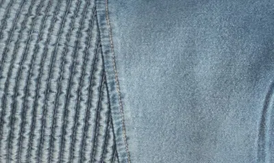 X-ray Stretch Moto Slim Jeans In Light Blue