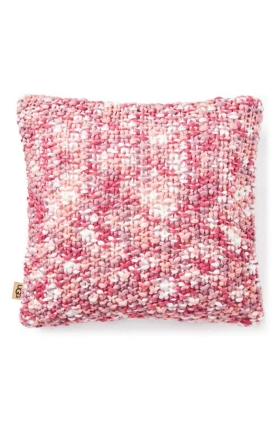 Shop Ugg Sylvie Spacedye Throw Pillow In Pink Opal