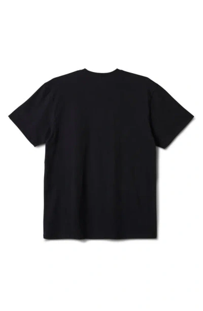 Shop Quiksilver Hot Motion Graphic T-shirt In Black