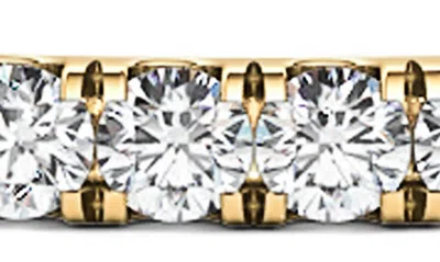 Hautecarat Lab Created Diamond Bangle In 14k Yellow Gold