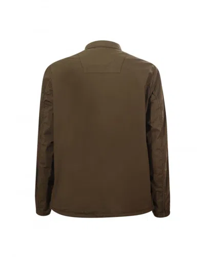 Shop Herno Overshirt In Militare