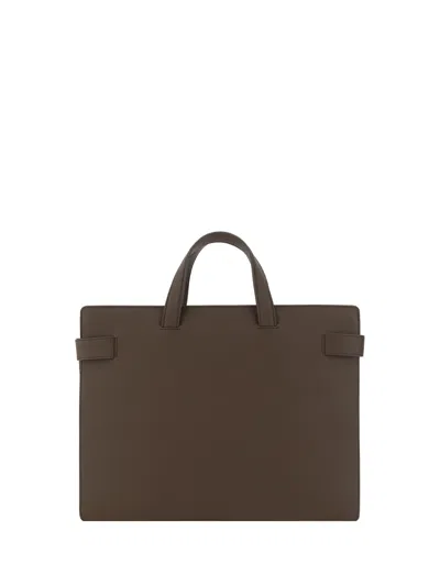 Shop Ferragamo Handbag In Brown