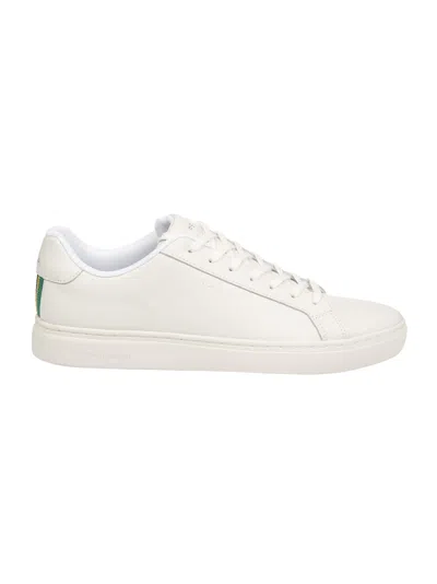 Shop Paul Smith Rex Sneakers In White