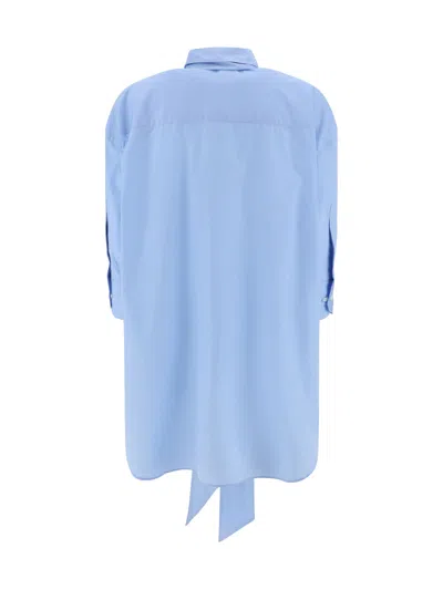 Shop Sa Su Phi Valentina Shirt In Light Blue