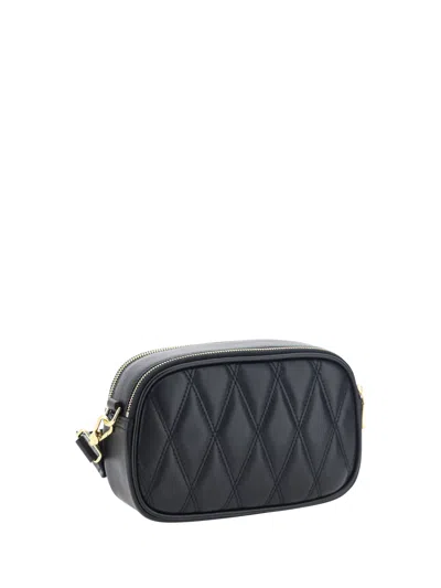 Shop Bally Diamond Mini Shoulder Bag In Black
