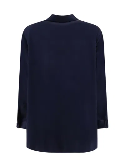 Shop Gianluca Capannolo Katherine Shirt In Navy Blue
