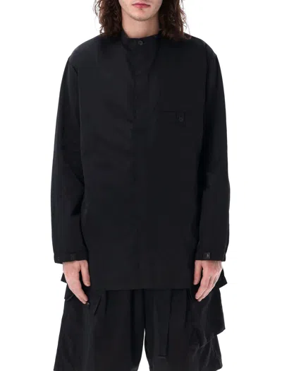 Shop Y-3 Nylon Twill Shirt In Black