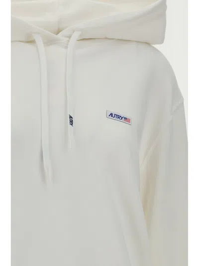 Shop Autry Hoodie In White