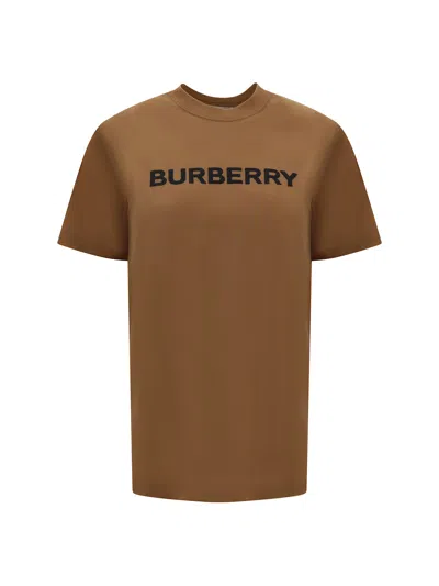 Shop Burberry Margot T-shirt In Camel Legacy