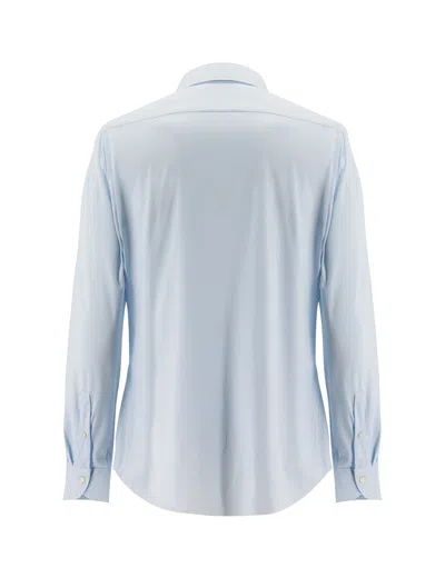 Shop Xacus Shirt In Light Blue