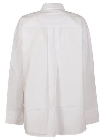 Shop Remain Birger Christensen Poplin Oversized Shirt In Bright White