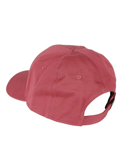 Shop C.p. Company Gabardine Baseball Cap In Red Bud