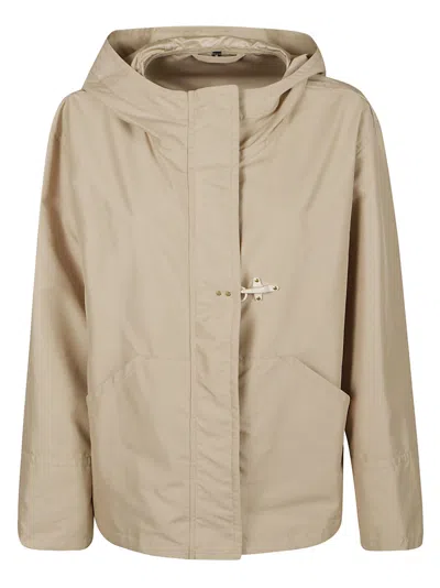 Shop Fay Gancini Hooded Jacket In /