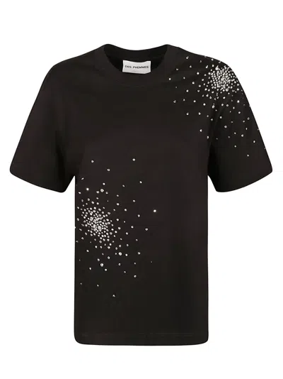 Shop Des Phemmes Splash T-shirt In Black
