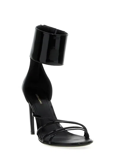 Shop Ferragamo Clethra Sandals In Black