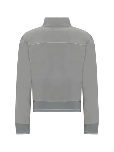 Shop Autry Zip Sweatshirt In Velvet Grey